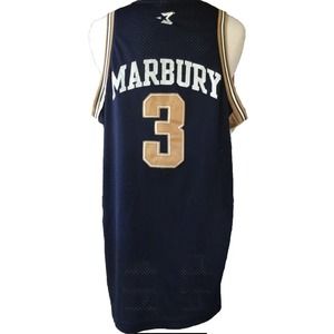Strarbury Georgia Tech Stephon Marbury Stitched Jersey Size Large
